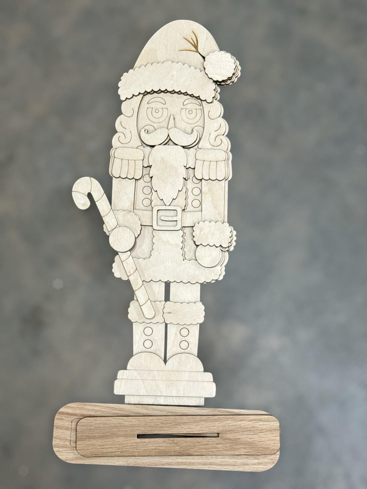 Christmas Nutcracker Standing, Nutcrackers, Holiday Nutcracker Unfinished Winter