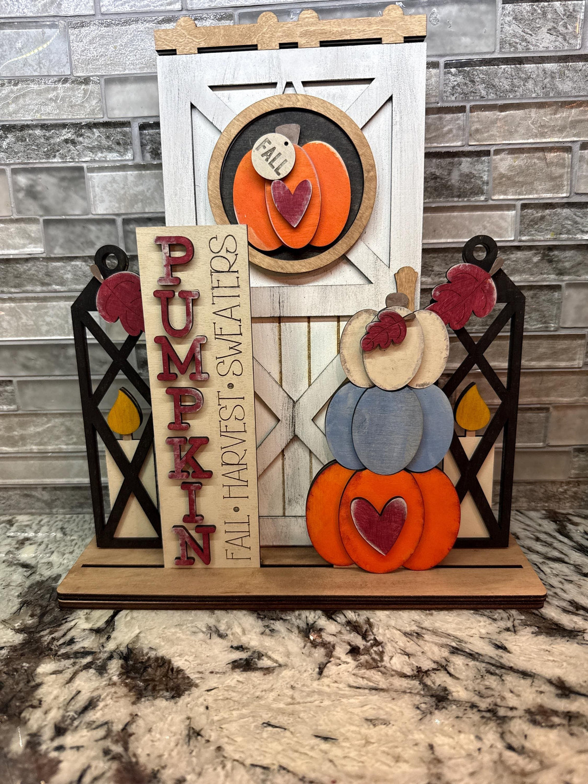 DIY Fall Pumpkin Harvest Door Interchangeable, Insert for Barn Door Decor, Unfinished Insert, Rustic barn door, Fall Inserts
