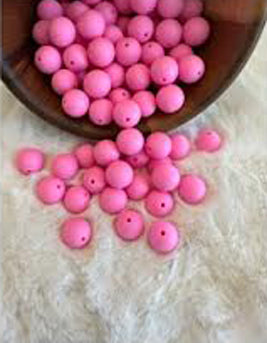 Silicone 15MM Beads / Silicone Beads / Pacifier / Pen Beads / Loose Silicone beads/ Freshie Hanger