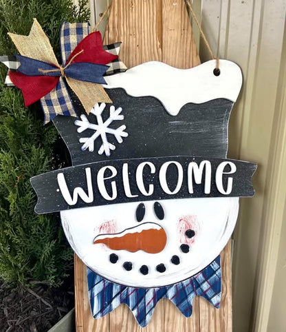 DIY Cute Snowman Face