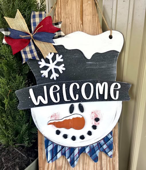 DIY Cute Snowman Face