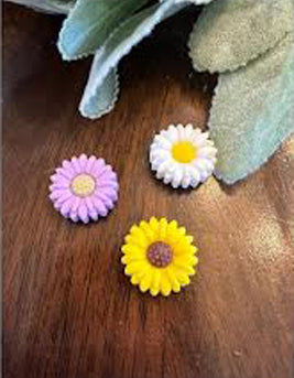 Sunflower Silicone Beads, Silicone Beads, Daisy Loose Beads, Jewelry Making, DIY Keychain Beaded