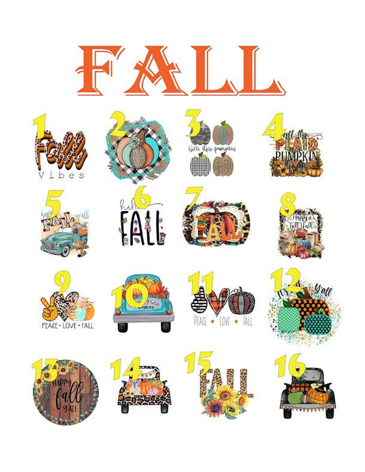 Fall  / Fall Cardstock Rounds /Fresheners cardstock/ Cardstock / Embellishments