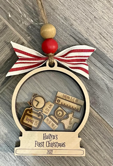 Personalized 1st Christmas Ornament / Personalized / Baby's Ornament /Baby's 1st Ornament