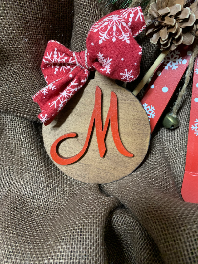 Personalized Initial Ornaments