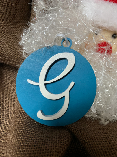 Personalized Initial Ornaments