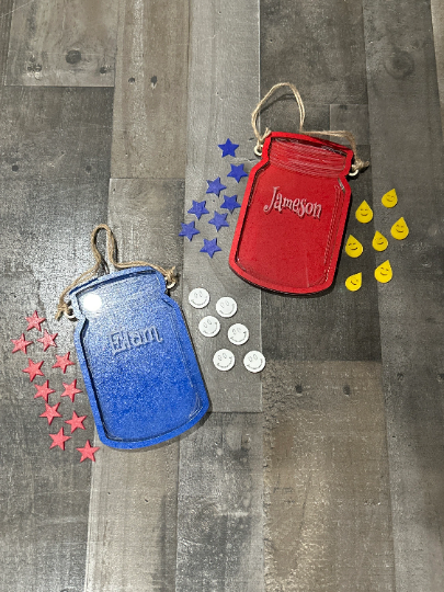 Potty Jar / Reward / Potty Chart Jar / Reward Star Jar /Personalized
