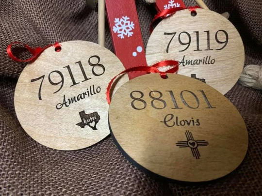 Zip Code Home Ornaments