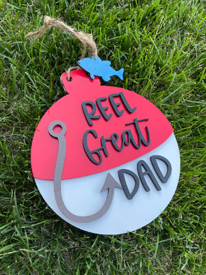 DIY Father's Day / great dad / diy fishing sign