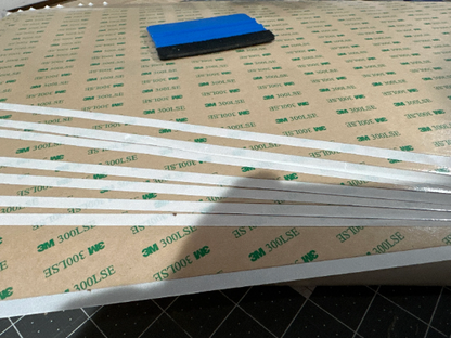 3M 300 LSE Double Sided Adhesive Tape SHEETS / | Trim Tape | Double Side Tape For Laser Crafting | 3M Tape For Wood Crafting /sheets