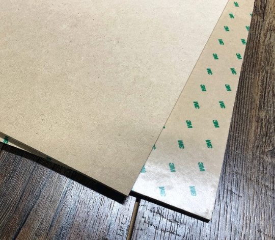 3M Adhesive Backed 3mm (1/8”) MDF for Laser Cutting, CNC, Sign Making 12”x 20” Glowforge Size