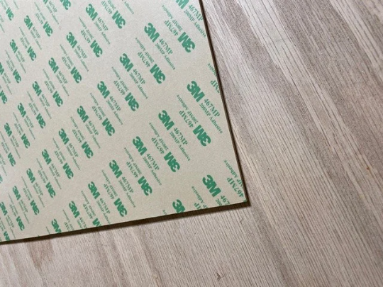 3M Adhesive Backed 3mm (1/8”) MDF for Laser Cutting, CNC, Sign Making 12”x 20” Glowforge Size