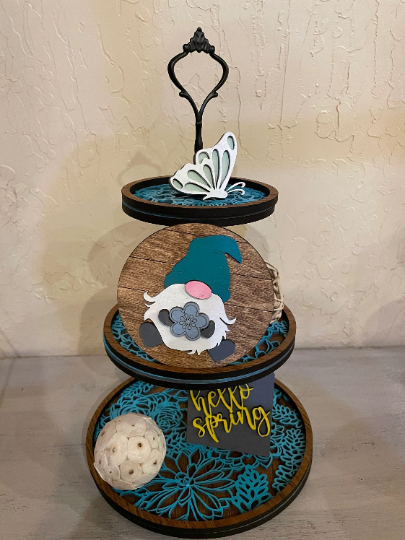 3Tier tray / decorations / flowers